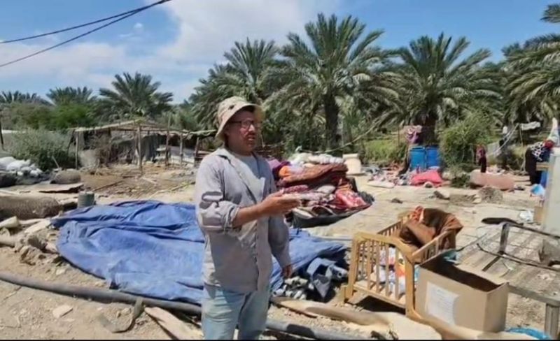الاحتلال يُصادر خيامًا ويُجبر عائلة على مغادرة منزلها بالأغوار