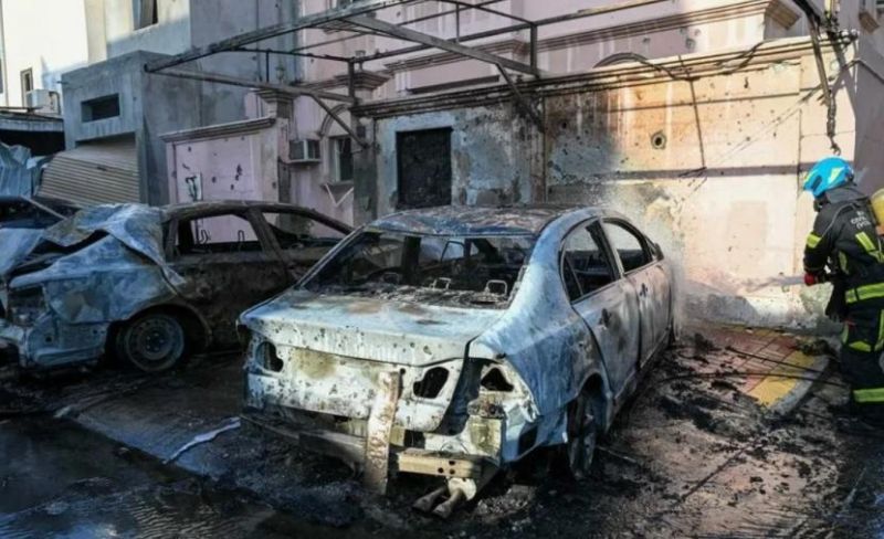البحرين: إصابة طفلة واحتراق مركبات وتضرر منازل جراء هجمات إيرانية