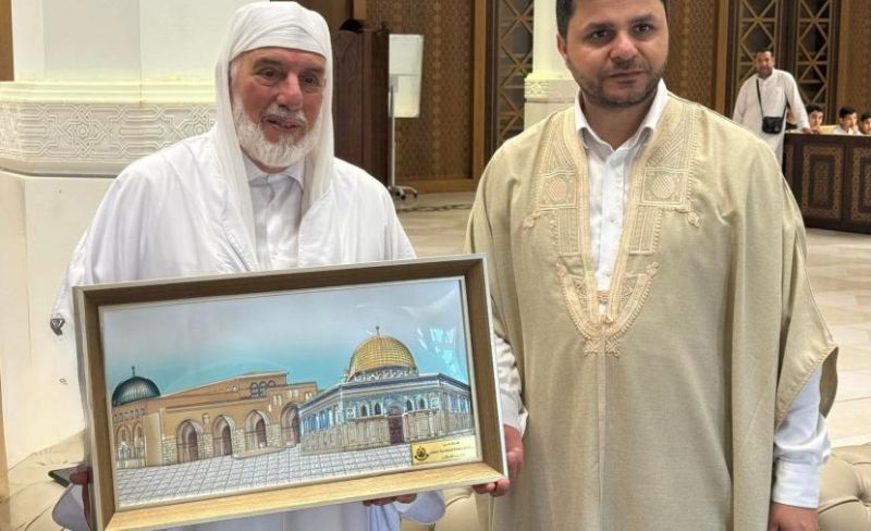ممثل حماس بالجزائر يلتقي عميد مسجد الجزائر الأعظم
