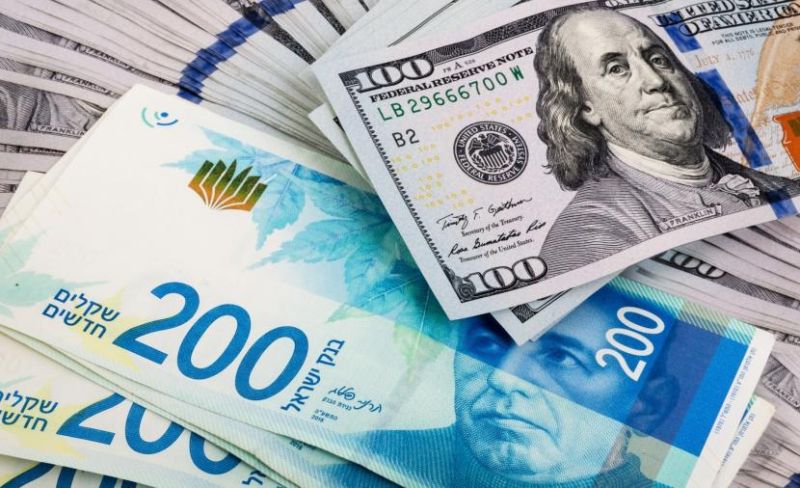 أسعار صرف العملات الأجنبية مقابل الشيكل اليوم الأربعاء