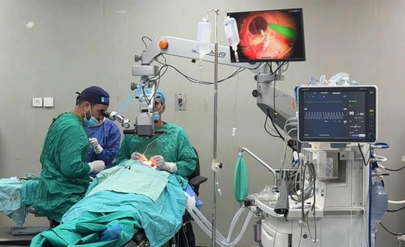 مستشفى العيون بغزة: نقص الأجهزة والمستهلكات يُحاصر عمل قسم العمليات