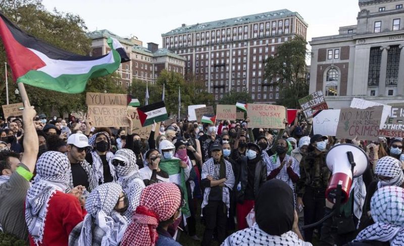 طلاب وموظفون فلسطينيون يرفعون دعوى ضد جامعة كولومبيا