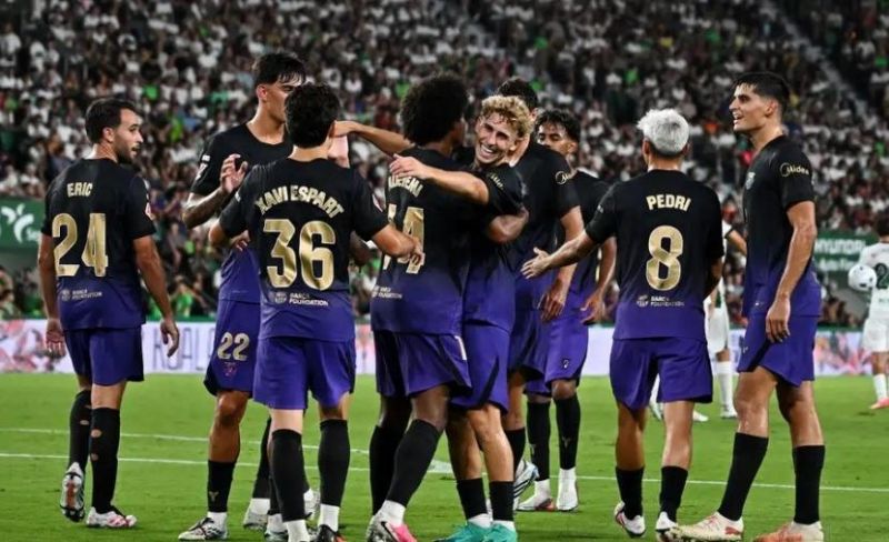 برشلونة يستعرض بخماسية في مرمى إلتشي