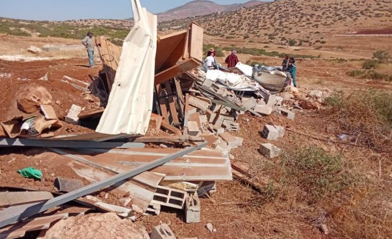 الاحتلال يهدم منشأة زراعية شرق طوباس