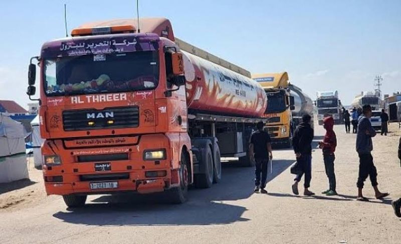 دخول شاحنة غاز طهي لغزة مؤجلة من أمس