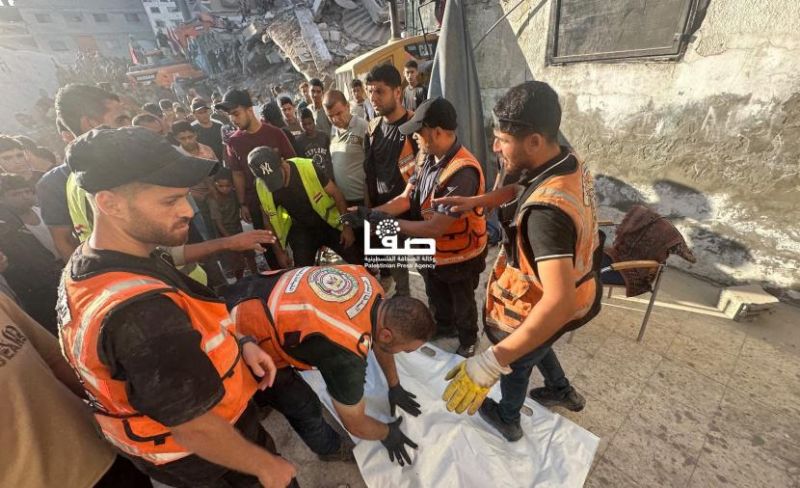 انتشال جثامين 101 شهيد من تحت أنقاض "مربع التاج" بغزة