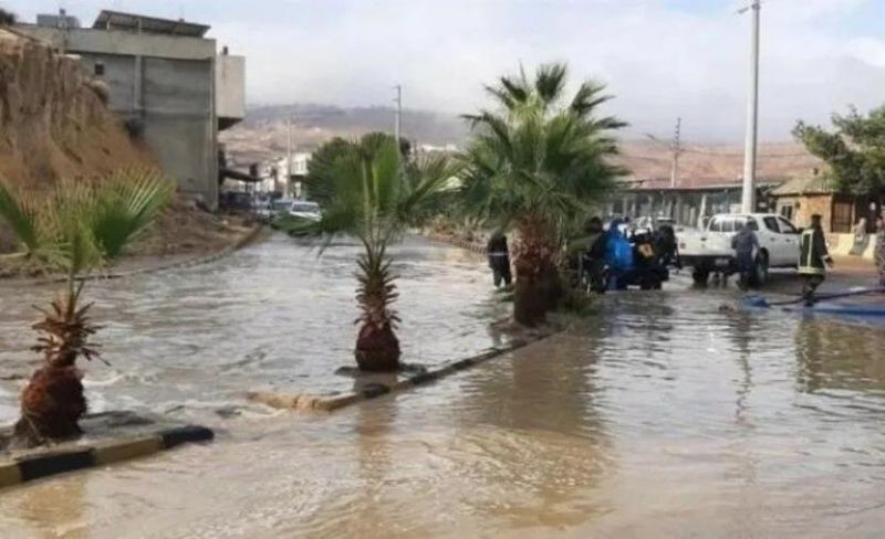 العثور على جثتي فتاتين والبحث عن مفقود بعد سيول في الأردن