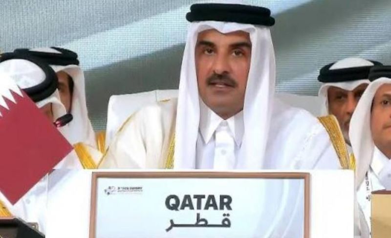 أمير قطر يدعو إلى محاسبة مرتكبي الإبادة الجماعية في غزة
