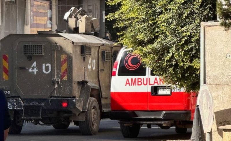 إصابة شاب برصاص الاحتلال في بيرزيت