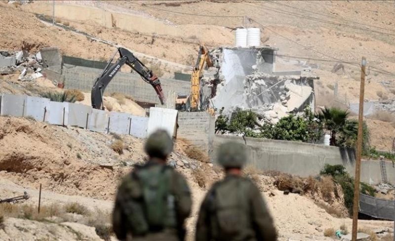 الاحتلال يهدم منشآت سكنية وحظائر في الأغوار الشمالية