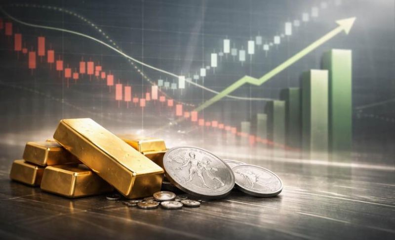 تراجع أسعار المعادن النفيسة