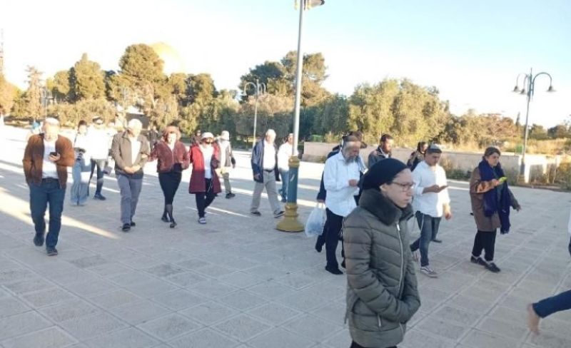 اقتحامات وطقوس تلمودية للمستوطنين في الأقصى