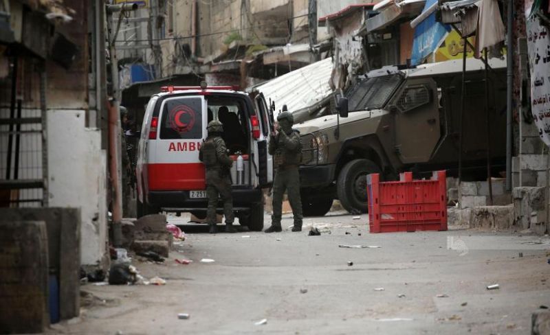إصابة برصاص الاحتلال في مدينة نابلس