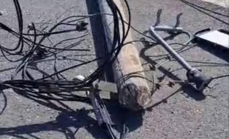 مستوطنون يدمرون خط كهرباء في سلفيت