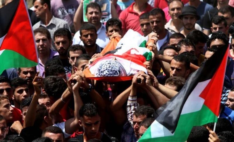 تشييع الشهيد الطفل يوسف كعابنة جنوب نابلس
