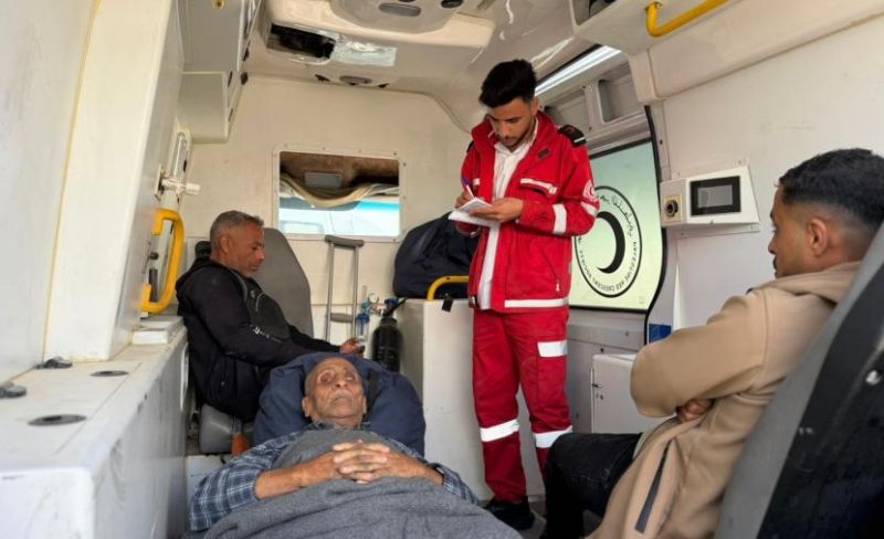 إجلاء 152 مريضا وجريحا غزيّا للعلاج بالخارج