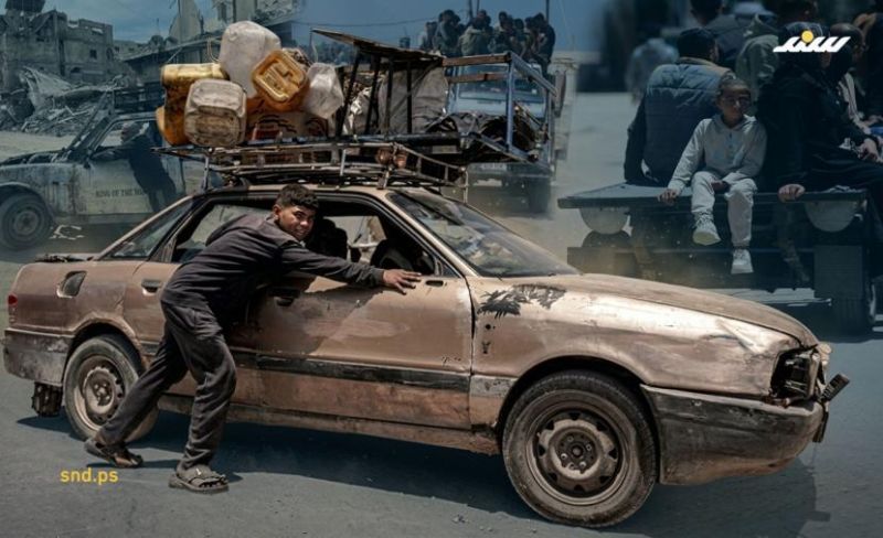 نفاد الزيوت ومنع قطع الغيار يهددان قطاع النقل بالتوقف الكامل في غزة