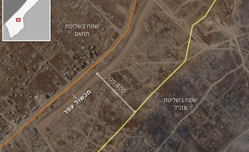 متجاوزاً الخط الأصفر...الاحتلال يعيد رسم حدود قطاع غزة