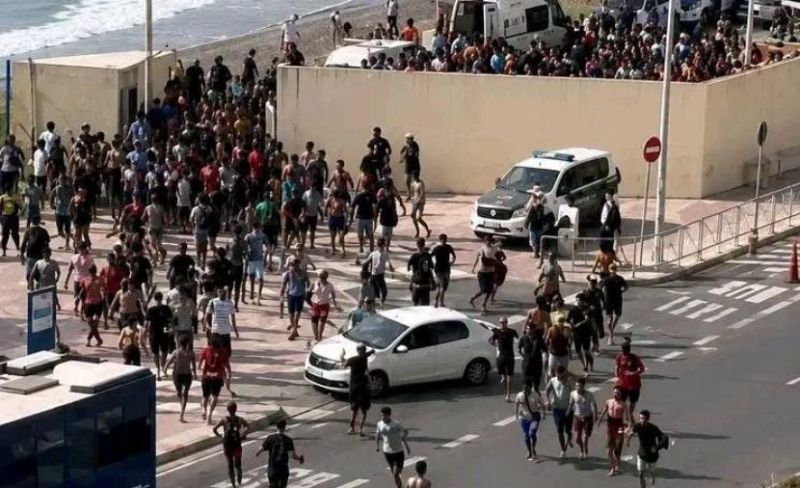 مقتل 34 مهاجرا خلال عبورهم من المغرب إلى "سبتة"