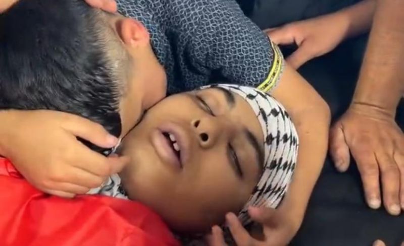 جماهير نابلس تشيع الشهيد إسلام العجوري