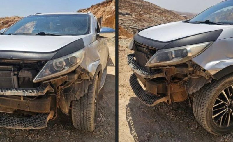 مستوطنون يهاجمون مركبة فلسطينية شرق رام الله