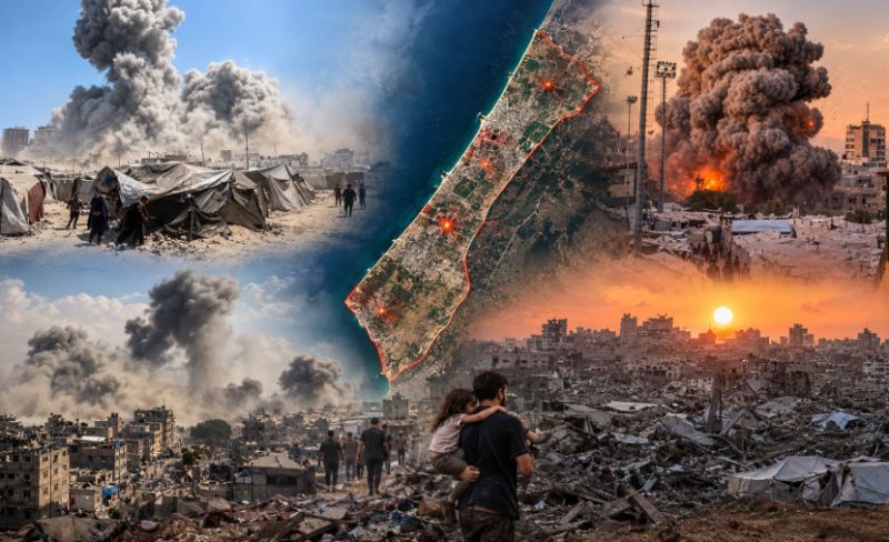"غزة تحت القصف".. الاحتلال يرتكب 11 خرقا جديدا للهدنة