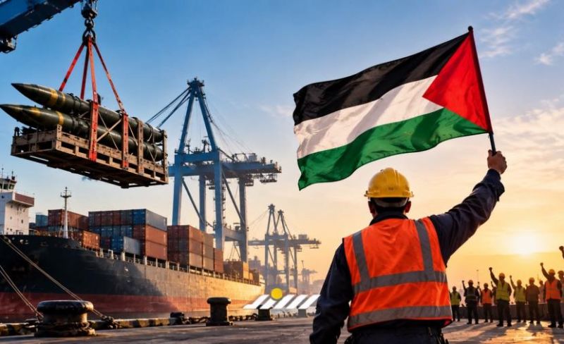 50 ميناءً و100 مدينة تتأهب لإضراب دولي رفضًا للعدوان على الفلسطينيين