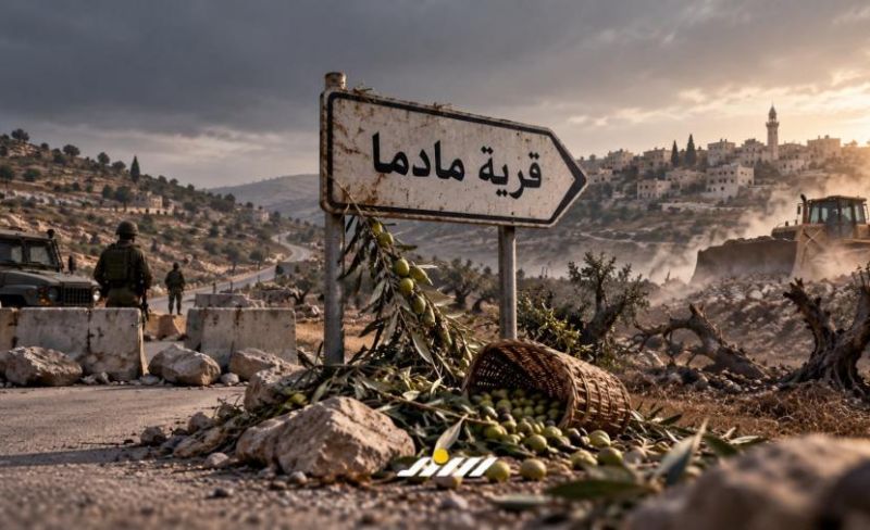 مادما تحت الحصار.. تجريف الأراضي يخنق البلدة وموسم الزيتون في مهبّ الريح