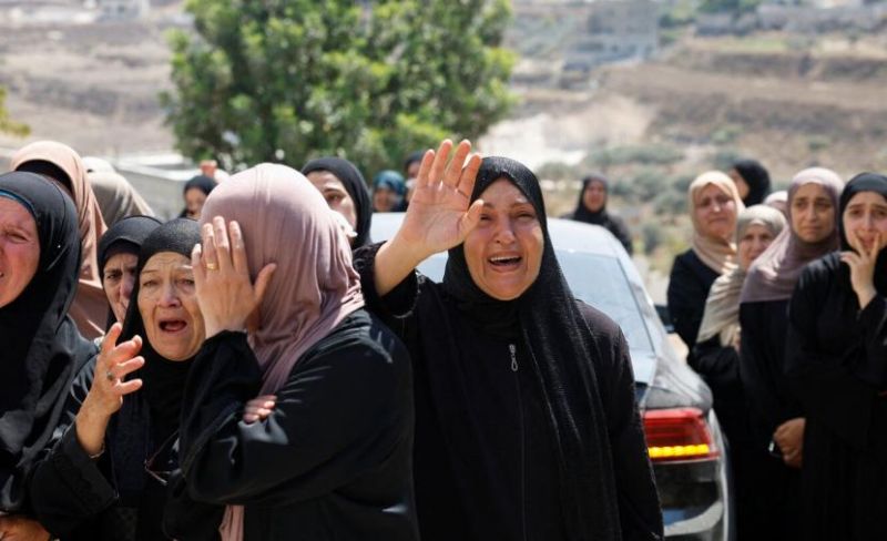تشييع الشهيد شادي العجارمة غرب الخليل