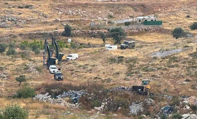 مستوطنون يقيمون بؤرة جديدة على أراضي ديراستيا شمال غرب سلفيت