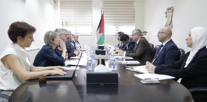 بسيسو يبحث مع وفد المفوضية الأوروبية سبل دعم جهود التعافي المبكر في غزة