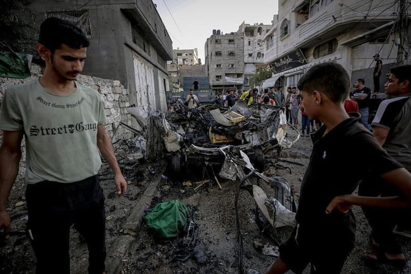 شهيدان باستهداف مركبة غربي مدينة غزة