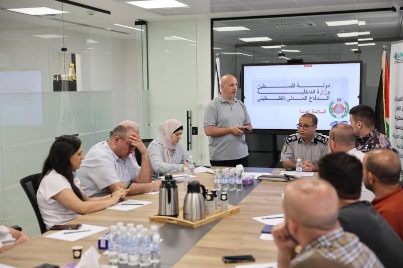 الاتحاد العام للصناعات الفلسطينية ينفذ ورشة عمل متخصصة حول السلامة العامة وكود الحرائق والبناء للمنشآت الصناعية