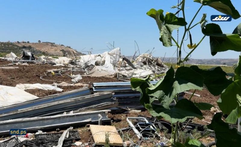 مستوطنون يداهمون غرفة زراعية شرق رام الله