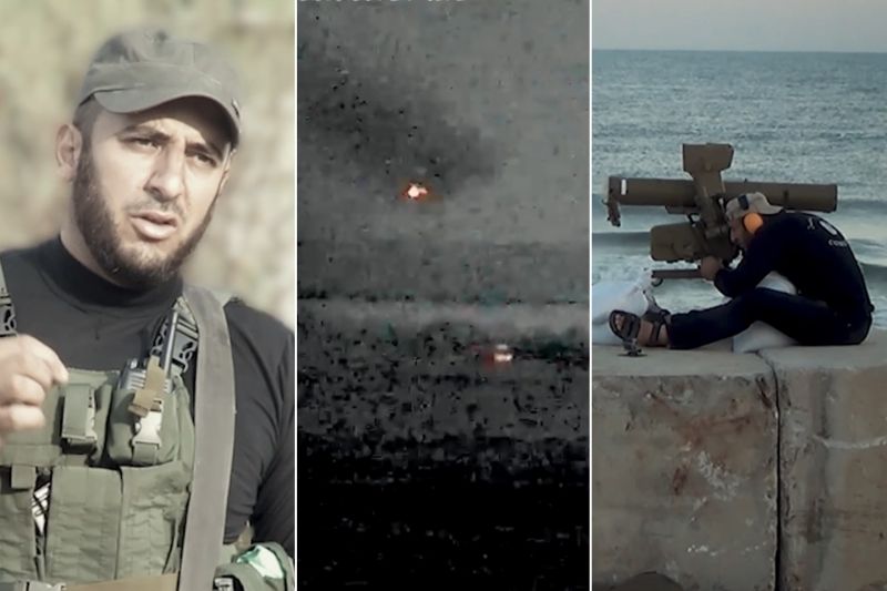 بصاروخ كورنيت.. مشاهد جديدة تكشف هوية قناص "النمر" على حدود غزة