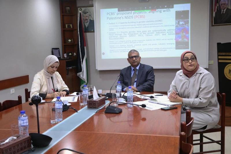 الإحصاء الفلسطيني وهيئة الأمم المتحدة للمرأة في فلسطين  يبحثان تعزيز التعاون في مجال إحصاءات النوع الاجتماعي 